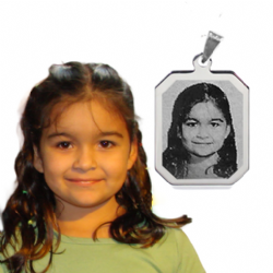 Pingente personalizado com foto a�o SA02