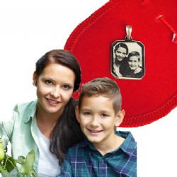 Pingente personalizado com foto prata 925 AG02