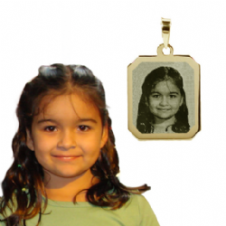 Pingente personalizado com foto ouro 18 quilates PG02