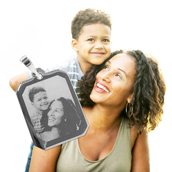 Pingente personalizado com foto prata 925 AG03