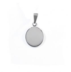 Pingente personalizado com foto em a�o SA33