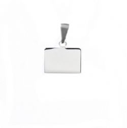 Pingente personalizado com foto em a�o SA38