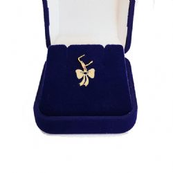 Pingente de ouro 9 Quilates Laço 1cm Ls