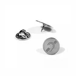 Pin Botton Surdez em a�o