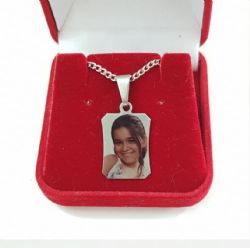 Colar Pingente Personalizado Com Foto Ao Sac04