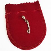 Berloque de Prata 925 Raio Adaga de Ians�