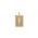 Pingente de Ouro 18 Quilates Z Pilintra Pg01